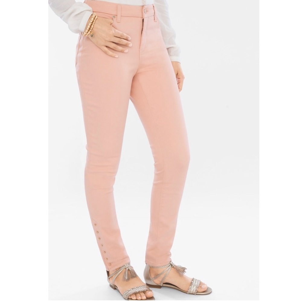 CHICO’S SO SLIMMING GIRLFRIEND ANKLE JEANS SIZE 2R - Picture 1 of 8